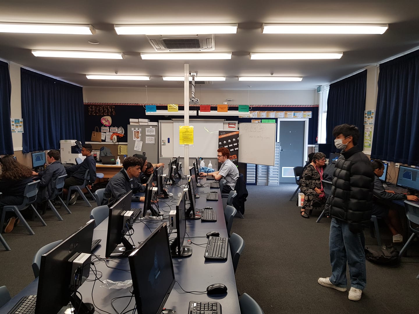 Year 10 students at James Cook High School